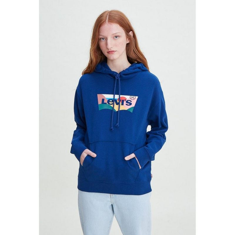 Buzo Levis Graphic Standar Hoodie Batwing de Mujer