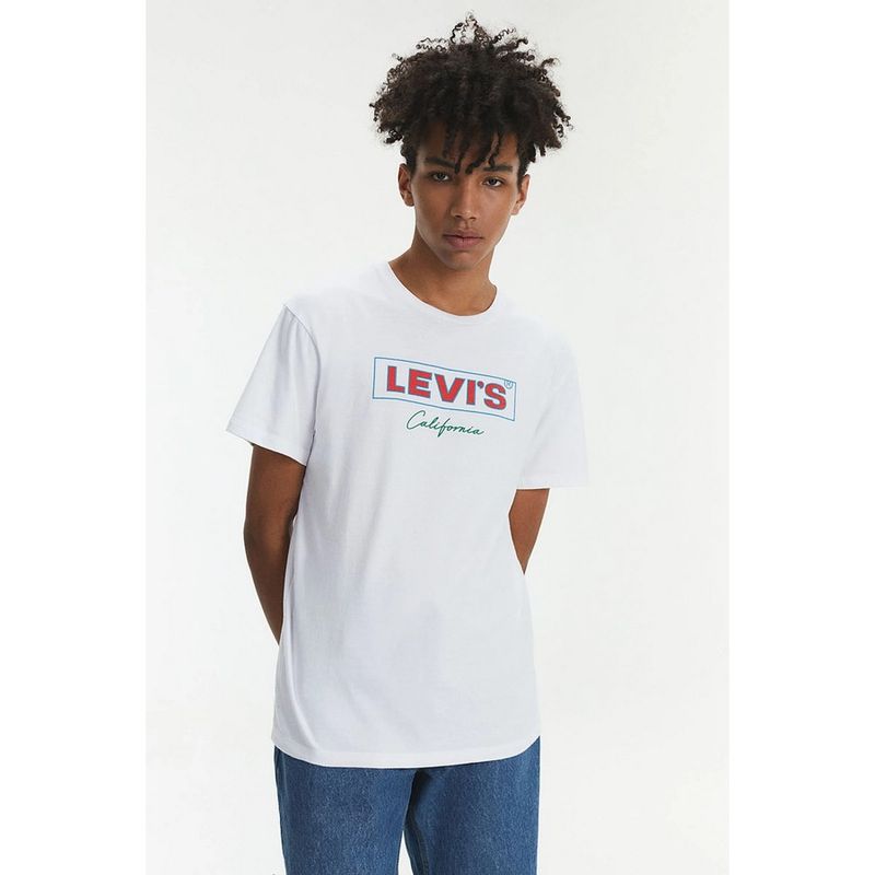 Remera levis hombre cheap blanca