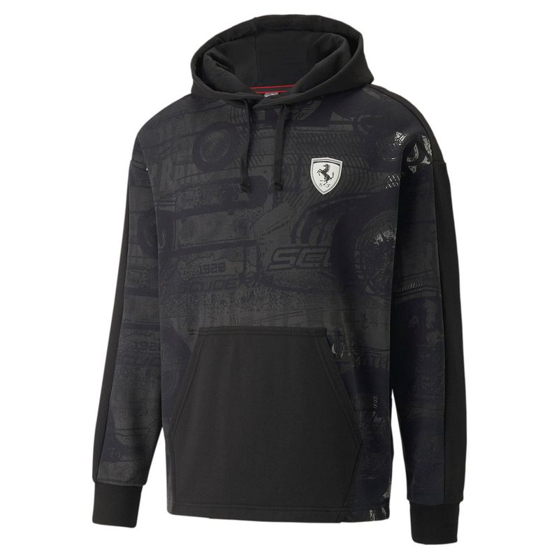 Buzo Puma Ferrari Race Aop Sweat Hoodie de Hombre