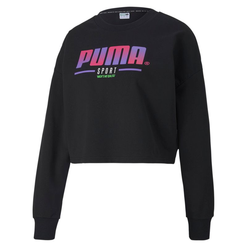 Buzo Puma Sport Crew Sweat Wmns de Mujer