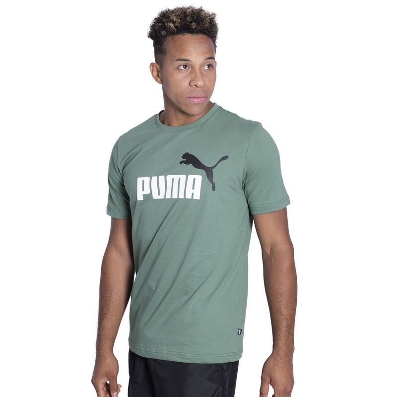 Camiseta Puma Hombre Active Big Logo-Azul PUMA