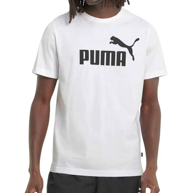 Camiseta Puma ESS Logo Blanco Mujer