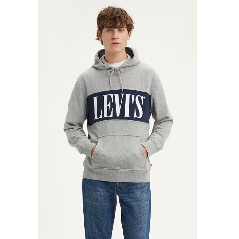 Buzo Levis Logo Colorblock de Hombre