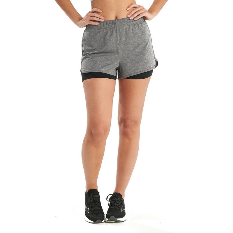 Short Con Licra para Mujer M Runic Gris R59XAL08