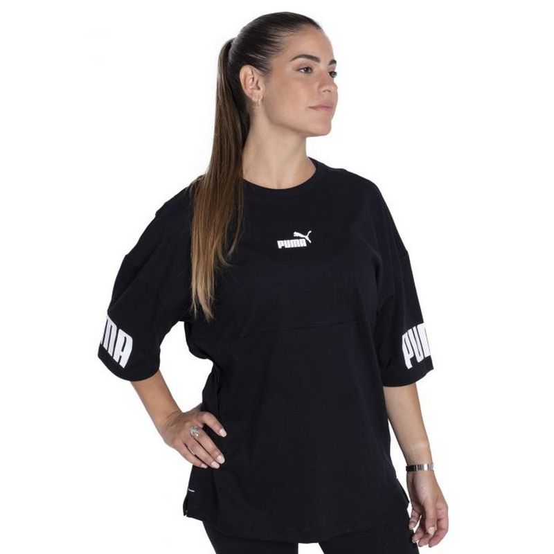 Remera Puma Power Colorblock Tee Adp De Mujer