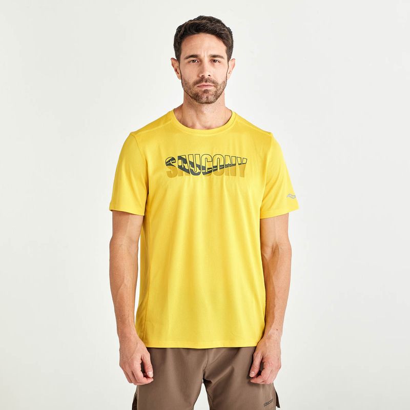 Saucony t shirts clearance gold