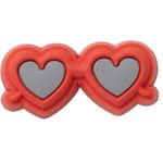 Jibbit Crocs Jibbitz Red Heart Sunglasses de Unisex-1752150525835