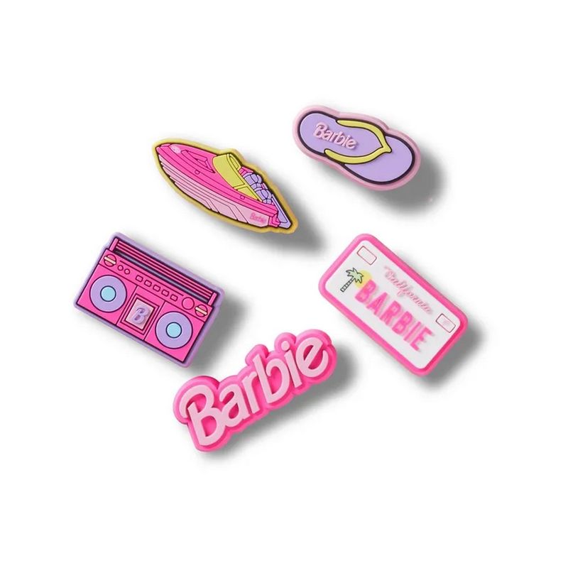 Jibbit Crocs Jibbitz Barbie Retro 5 Pck Unisex-1752151889253